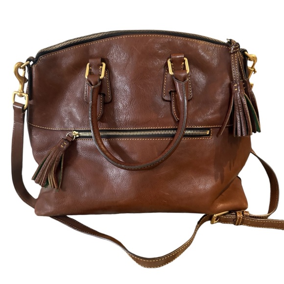 Dooney and Bourke Brown Clayton Purse - Pre owned - Picture 3 of 8